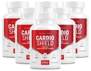 Cardio Shield blood pressure support supplement bottle